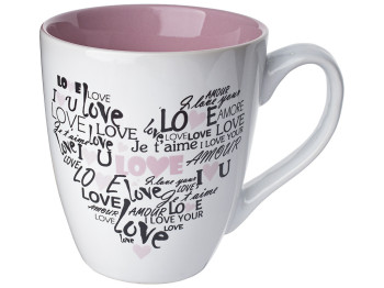 Чашка Besser "Love" 13,3х10х11,2см 550мл
