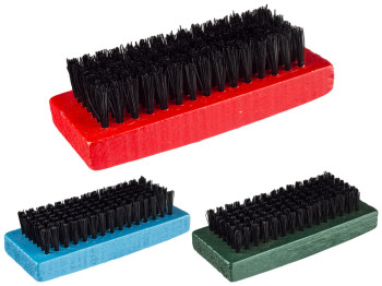 Щітка для взуття з натуральним ворсом деревяна 10,5см