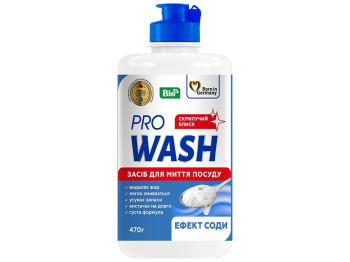 Засіб для миття посуду Pro Wash Ефект соди, 470г