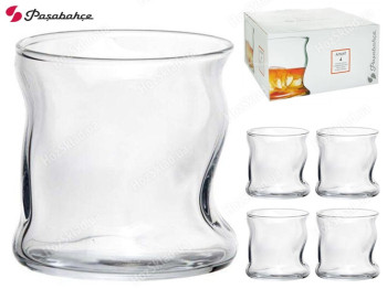 Набор стаканов низких Pasabahce Amorf 340мл (цена за набор 4шт)