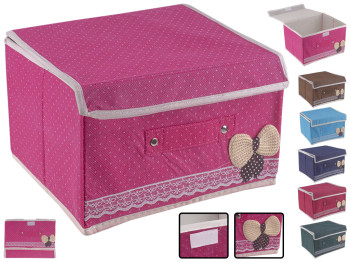 Ящик для игрушек и прочего ПВХ 25x20x17см