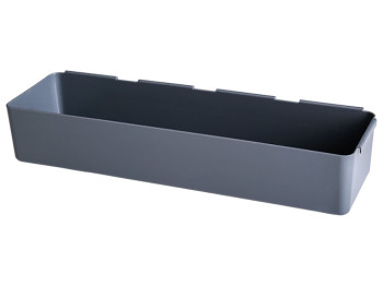 Лоток раздельный, 25,4х7,3х4,5см (серый матовый) 171016