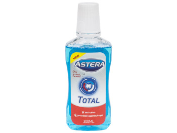 Ополаскиватель для полости рта Astera "Active and Total" (комплексный уход) 300мл