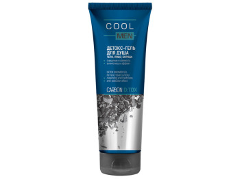 Гель-детокс для душа Cool Men Detox Carbon очищение и свежесть 250мл