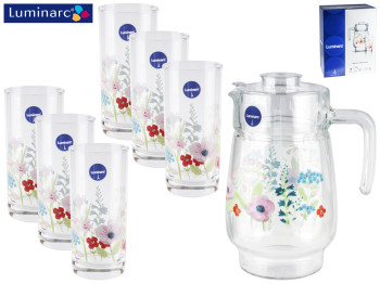 Набор для напитков Luminarc "Amsterdam Rose Pompon" 7 предметов 35324