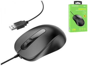 USB Миша Borofone BG4, чорна