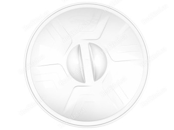 Крышка для ведра прозрачного R plastic на 10л, белая, 41001