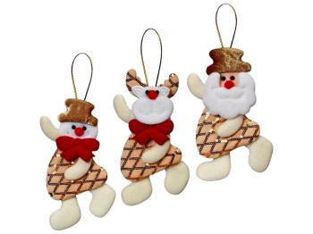 Фігурка-підвіска новорічна Santa&Co, 18см