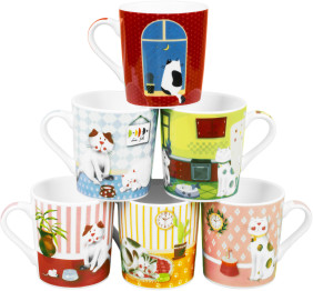 Чашка Толстый кот 225мл