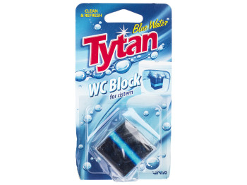 Пігулка для бачка унітазу Tytan WC "Blue Water" кубічна 50г (ціна за 1шт)