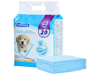 Гігієнічні пелюшки Nobleza для собак розмір S, 40×60 см, 20 шт.