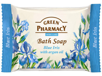 Мыло твердое Green Pharmacy, с экстрактом ириса и аргановым маслом, 100г