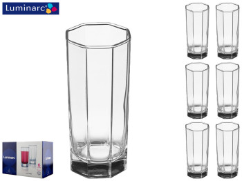 Набір склянок Luminarc Octime 300мл високі (ціна за набір 6шт) 11643