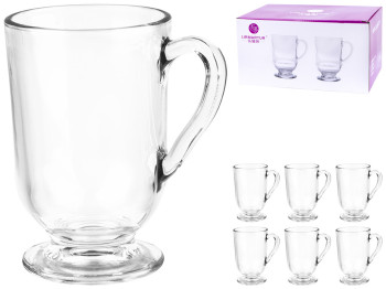 Набор чашек Капучино, 350мл (цена за набор 6шт), 6935031403459