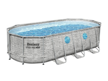 Басейн каркасний овальний Power Steel. Bestway 56716