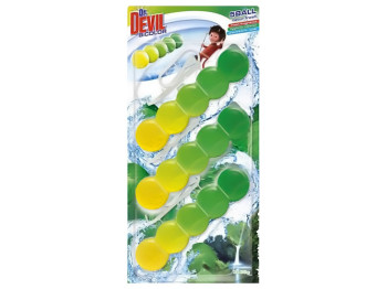 Туалетные шарики Dr.Devil WC BiColor Природня свежесть, 3х35г