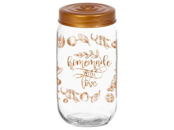 Банка Herevin Decorated Jam Jar-Homemade With Love, 1л, 8699038094710