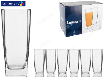Набір стаканів Luminarc Sterling високих 330мл (ціна за набір 6шт) 34601