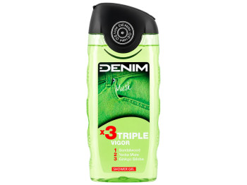 Чоловічий гель для душу Denim Musk Triple Vigor, 250мл