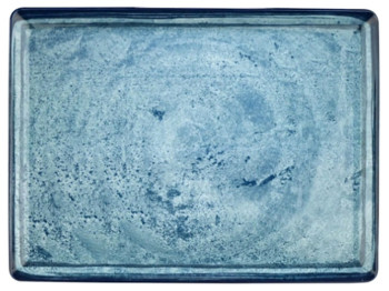 Тарелка прямоугольная Atlantis, 23x17см, синяя