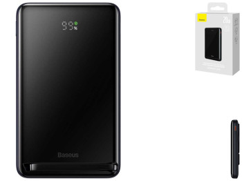 Power Bank Baseus Magnetic Bracket Wireless Fast Charge 20W 10000 mAh (PPCX0002xx) Цвет Синий, 03