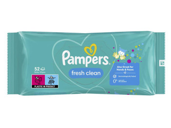Детские влажные салфетки Pampers Fresh Clean, 52 шт.