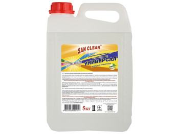 Універсальний миючий засіб San Clean для генерального прибирання, 5л