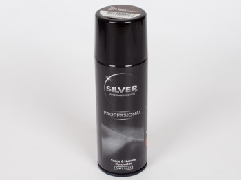 Спрей-краска восстанавливающая Silver PRO для нубука и замши (темно-коричневый цвет) 200мл