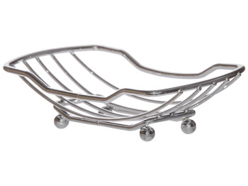 Мыльница нержавеющая сталь 14,3х8,8х4,3см 84750