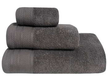 Рушник банний Soho Line Graphite, 50х90см, бавовна 100%, 8960069729613