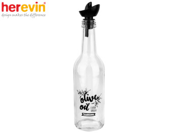 Пляшка для олії Herevin Black Olive, 330мл, 96103