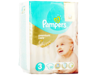 Подгузники Pampers "Prem. Care Midi" (5-9 кг) 20шт