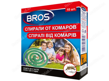 Средство инсектицидное BROS спирали от комаров (цена за упаковку 10шт)
