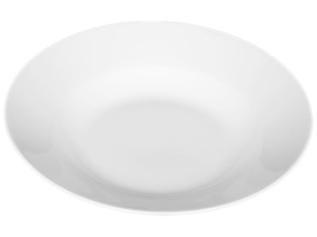 Тарелка суповая  круглая белая 8" 20см