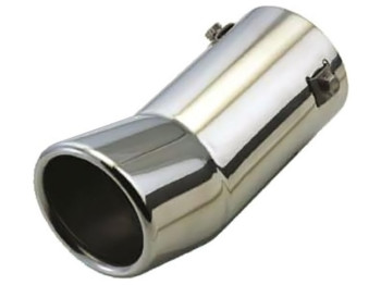 Насадка на глушник VITOL НГ-0237, кут, вхід D76мм, довжина 152мм, вихід D76мм