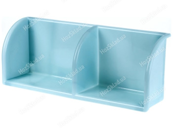 Полка R plastic универсальная, 25x20x13,5см, голубая, 15004