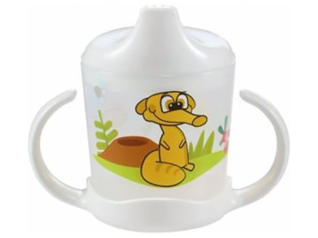 Кружка с крышкой DINO 250мл 93474