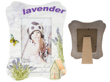 Фоторамка "Lavender" 18х1,2х24см МДФ зі склом, для фотографії 10х15см