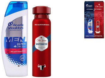Набор подарочный мужской (шампунь Head&shoulders 360мл+аероз. дезодорант Old Spice 150мл)