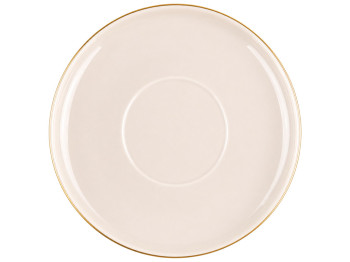 Тарілка супова Limited Edition Aria Gold, фарфор, колір бежевий, 19см