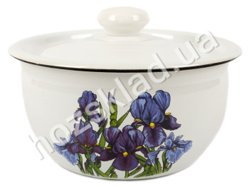 Салатник Idilia з кришкою "Ірис" 1,5л 17см