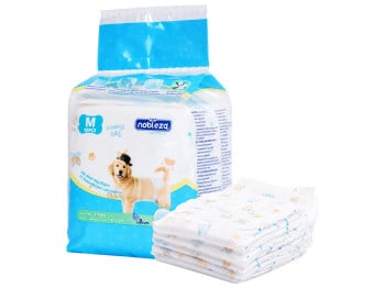 Подгузники для собак Nobleza, для кобелей, размер M, 55×20см, 4-10 кг, 10шт, (цена за упаковку)