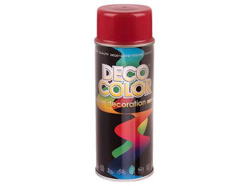 Краска аэрозольная Deco Color Decoration, пурпурно-красный, 400мл