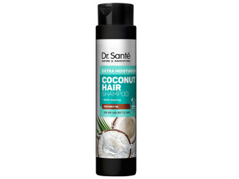 Шампунь для волос Dr. Sante Coconut Hair, с кокосовым маслом, для сухих и ломких волос, 400мл