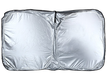 Шторка-экран для лобового стекла, полиэстер, 130×77см