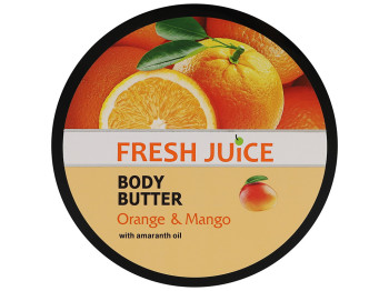 Крем-масло Fresh Juice Orange & Mango, с маслом амаранта, 225мл