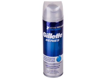 Гель для бритья Gillette Pure&Sensitive нейтральный для чувствительной кожи 200мл