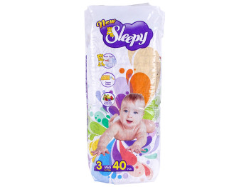 Подгузники Sleepy Super Pack Baby Diape, размер 3 (5 - 9кг) 40шт