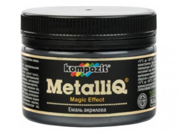 Емаль акрилова MetalliQ "Чорна перлина" 0,1л
