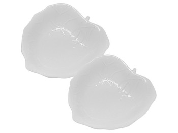 Салатник фарфоровый Лист 7 18см (цена за набор 2шт)